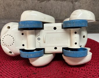 Chien Détectivre Rufo Playskool (années 1970) - Jouet Mécanique Qui Marche - USA