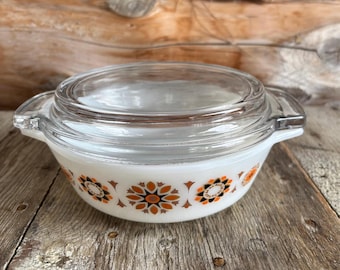 JAJ Roasting Pan with Lid, Toledo Pattern, No 505 1960, Vintage. Made in England.