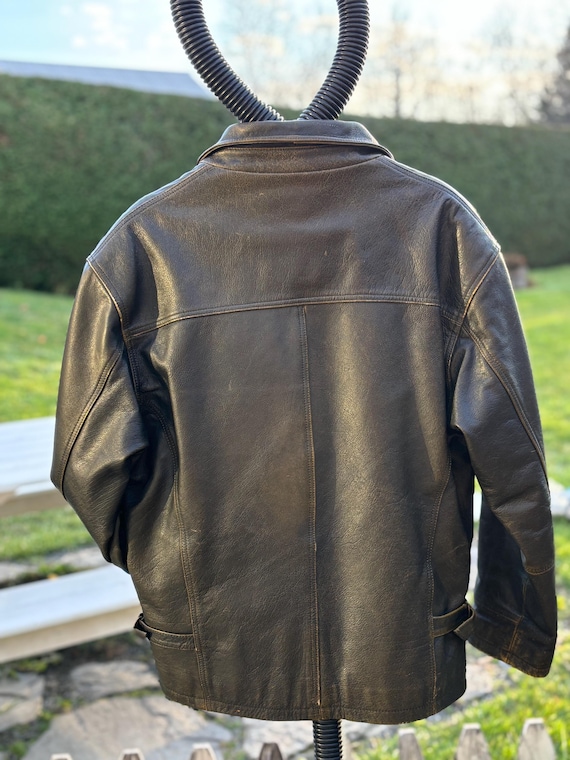 Cordovan Montréal Men's Jacket. Cool /vintage/ Brown Aged Effect