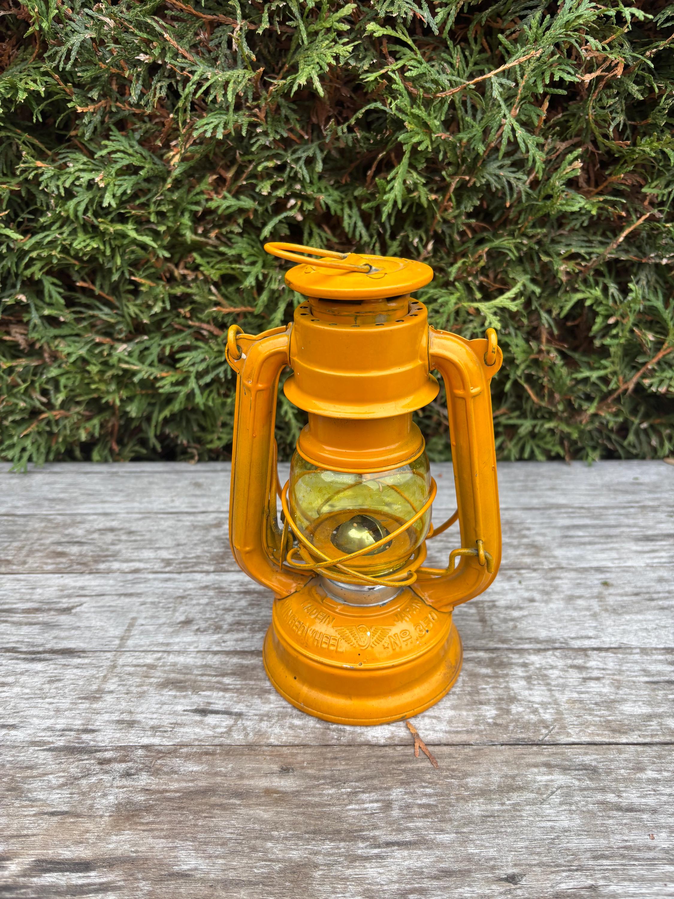 Miniature Winged Wheel Yellow Lantern, No 350, 7