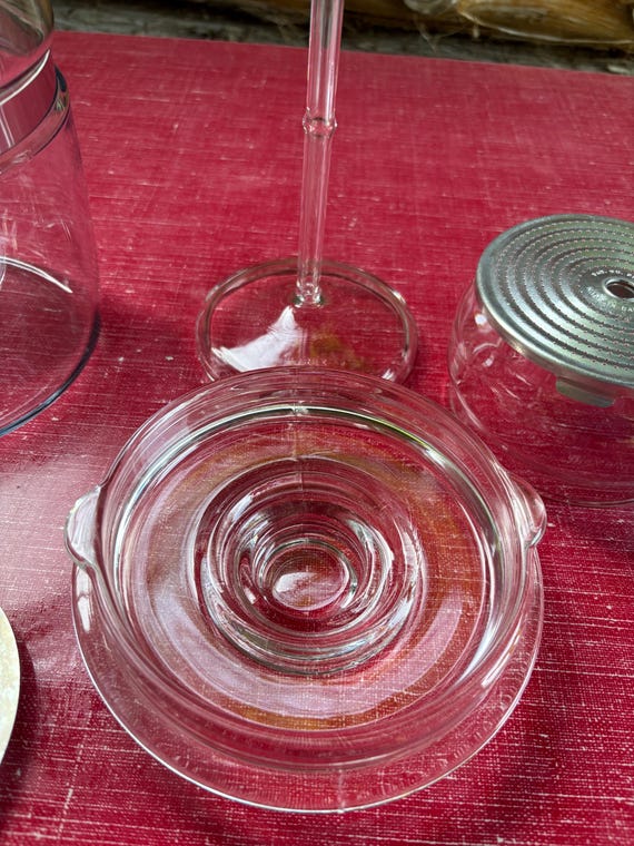 ヴィンテージ パイレックス パーコレーター コーヒーポット 9カップ