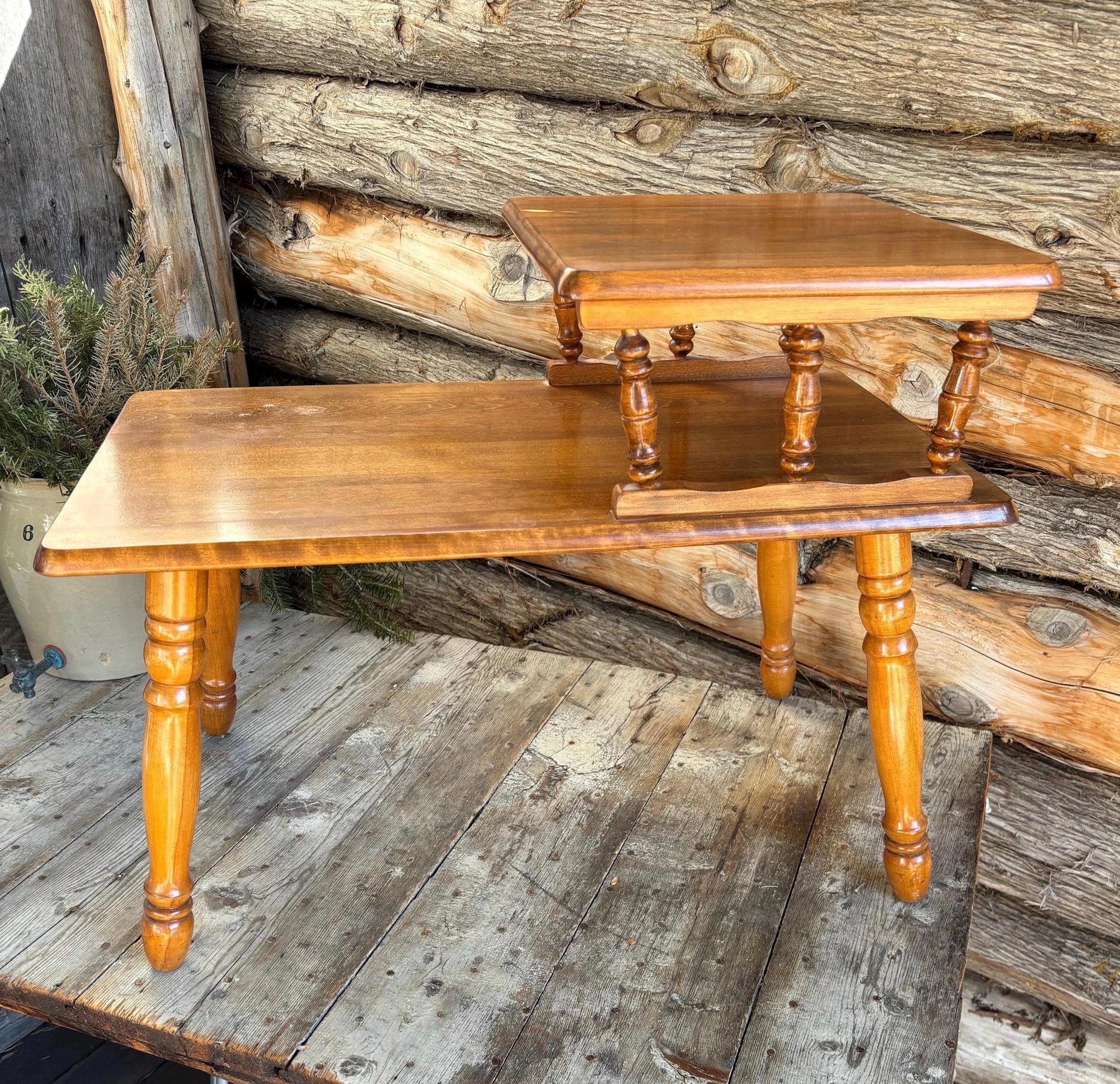 50s Step End Tables - Etsy Canada