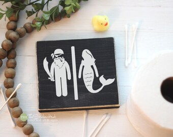 Pirate Bathroom Etsy