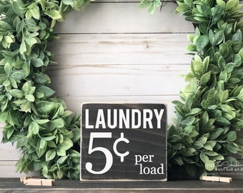 Laundry 5 Cents Etsy