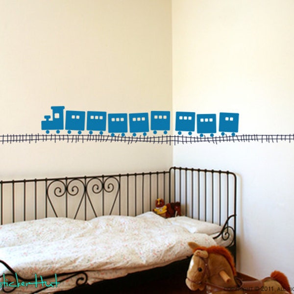 Train Wall Decal Etsy