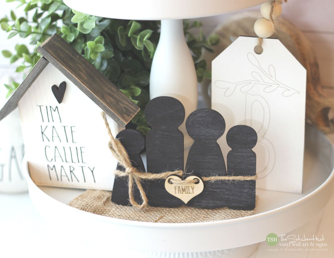 Family Signs - Home Sign - Custom House - Tiered Tray Set - Mix Match ...