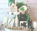 Green & White St. Patrick’s Day Tiered Tray Set - Mix and Match Items - Mini Signs - Garlands Clover - 3D Signs - Coffee Bar - Wood Signs 