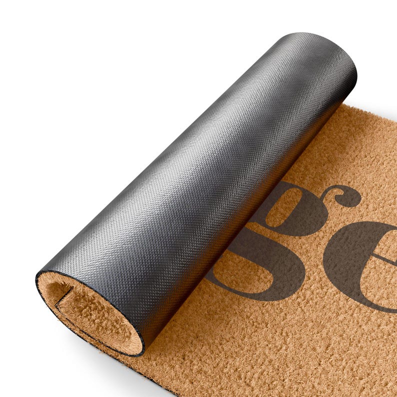Felpudo Hygge, alfombra ecológica de diseño nórdico danés - Decoración escandinava, felpudo de bienvenida, regalo Hygge, alfombra de entrada, felpudo sostenible imagen 4