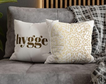 Funda de almohada de ante sintético North Star: decoración nórdica hygge