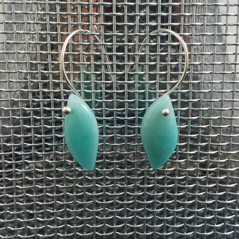 Semiprecious stone earrings with argentium earwires image 5