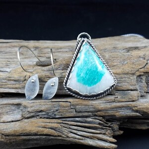 Semiprecious stone earrings with argentium earwires image 4