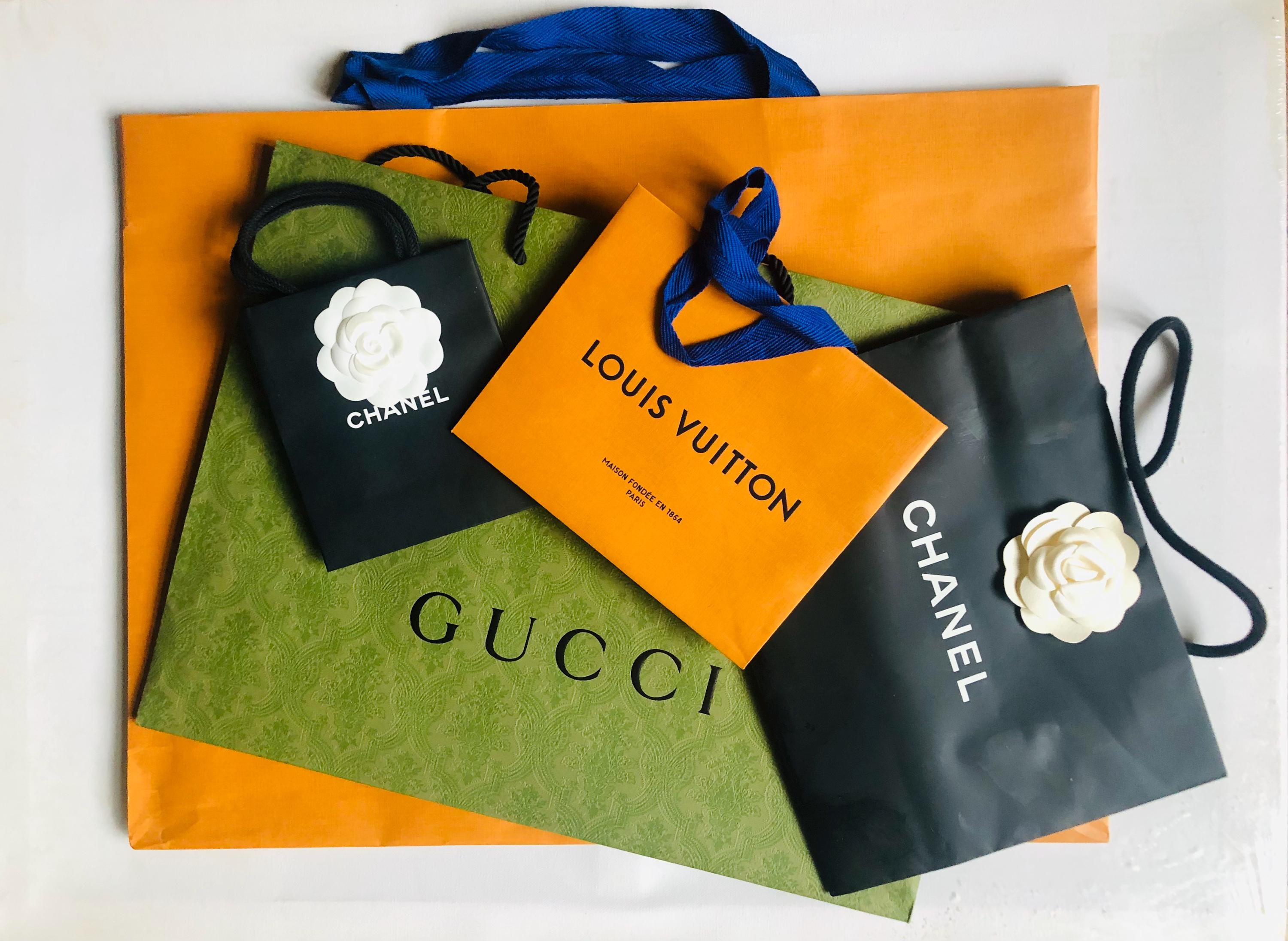 CHANEL　GUCCI　LOUIS VUITTON　Bulk sale　まとめ Chanel & Gucci Louis Vuitton Shopping Bags, Gift Bags, Packaging