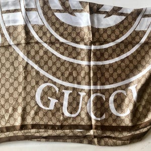 90cm 90cm Gucci Scarf - Etsy