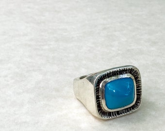 Blue Opal Ring