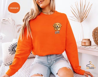 Custom Golden Retriever Shirt | Personalized Pet Memorial Tee | Dog Mom Gift Sweatshirt | Gifts For Dog Lovers