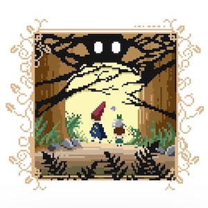 Over the Garden Wall Cross Stitch (PDF Pattern)
