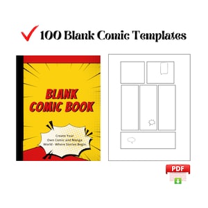 Blank Comic Book: Create Your Own Stories