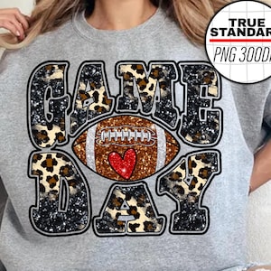 Game Day Football PNG, Sports, Football Game day, Back to school game Tee, Football png, Sublimation Designs Downloads, PNG File