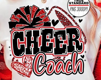 Cheer Coach Png, Fußball Leopardenmuster Png Png, Leopard Glitzer Rot Schwarz Cheerleader Png, Cheer Varsity Png, Aufbügeln