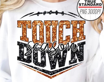 Touchdown Season Retro Football Png, Football Coquette Bow PNG, Football Sport Png, Football Mom Png, Football Sublimation Design