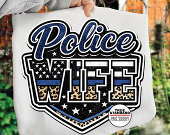 Polizei Frau PNG, dünne blaue Linie Frau PNG, Leopard Polizei Frau Design, Amerikanische Flagge Polizei Frau Shirt, Strafverfolgung Frau Geschenk