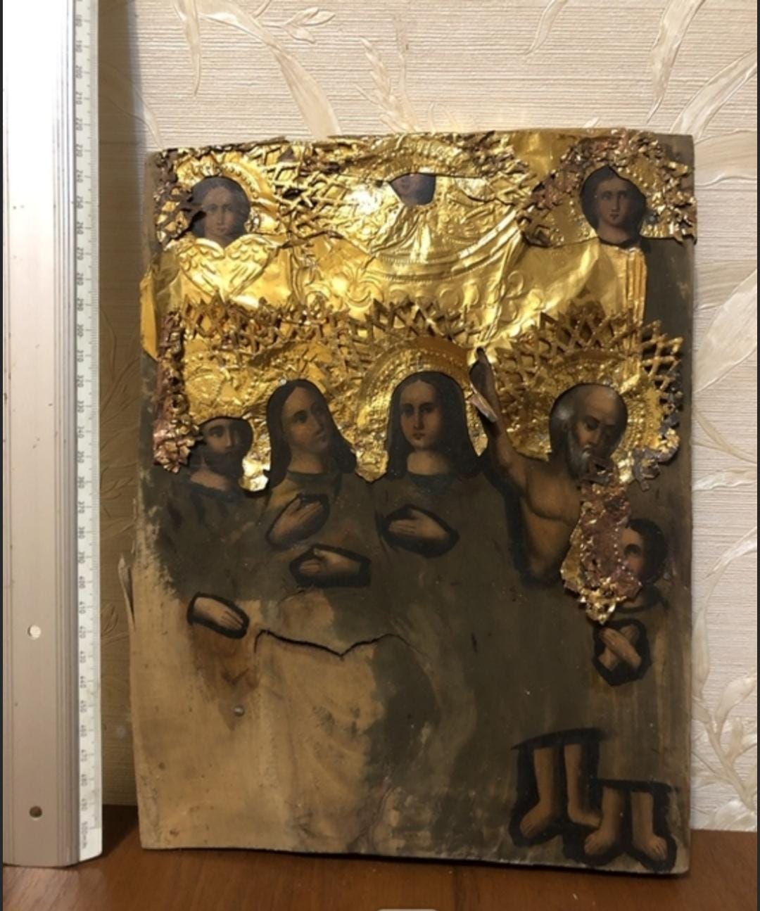 Antique Orthodox Icon of Saints, Hand-painted on Wood, 19th Century - Etsy