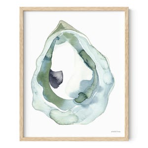 Sage Oyster Watercolor Print
