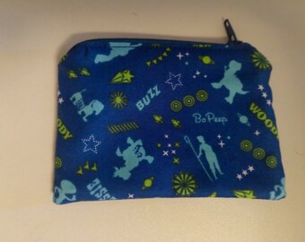 Handmade Coin Purse Toy Story Woody Fabric