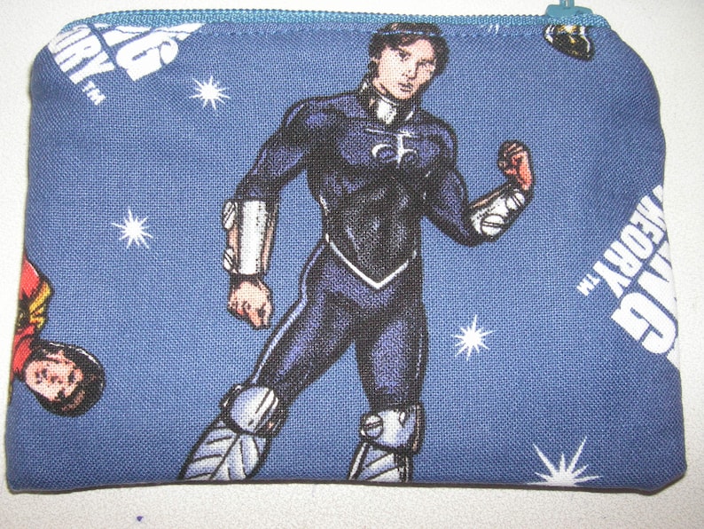 Big Bang Theory TV handmade fabric coin change purse zipper pouch