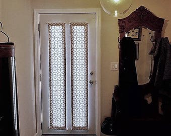 door panels custom foyer rod pocket front entry door panel side light sidelight panels french door curtains - Front Door Curtains door panels custom foyer rod pocket front entry door panel side light sidelight panels french door curtains - Front Door Curtains