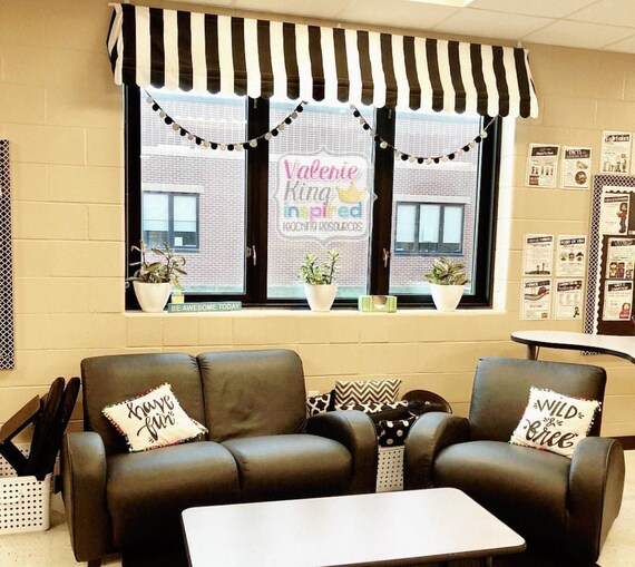 Custom Striped Awning Valance Scalloped Edge Indoor Awning Etsy
