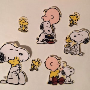 Charlie Brown, Snoopy and Woodstock - Iron On Fabric Appliques - Peanuts .. Various Assortments