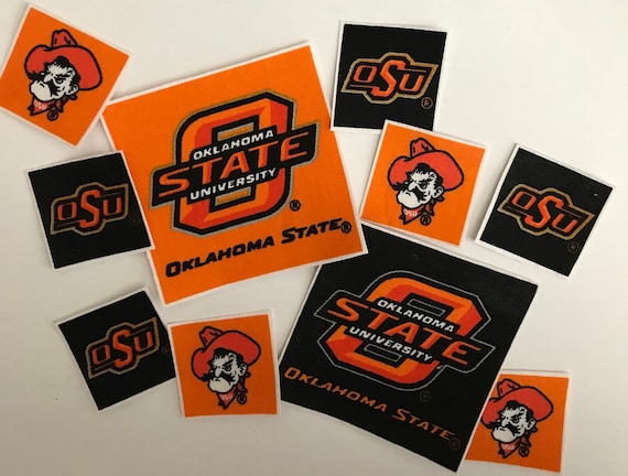 Sports Patches Iron On Fabric Appliques Oklahoma State