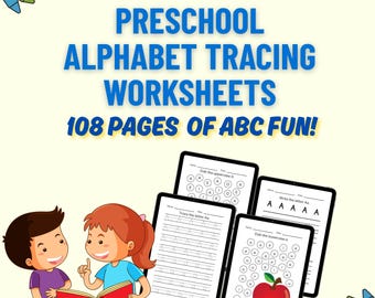 Handwriting Practice: Alphabet Tracing Workbook 108-Page PDF