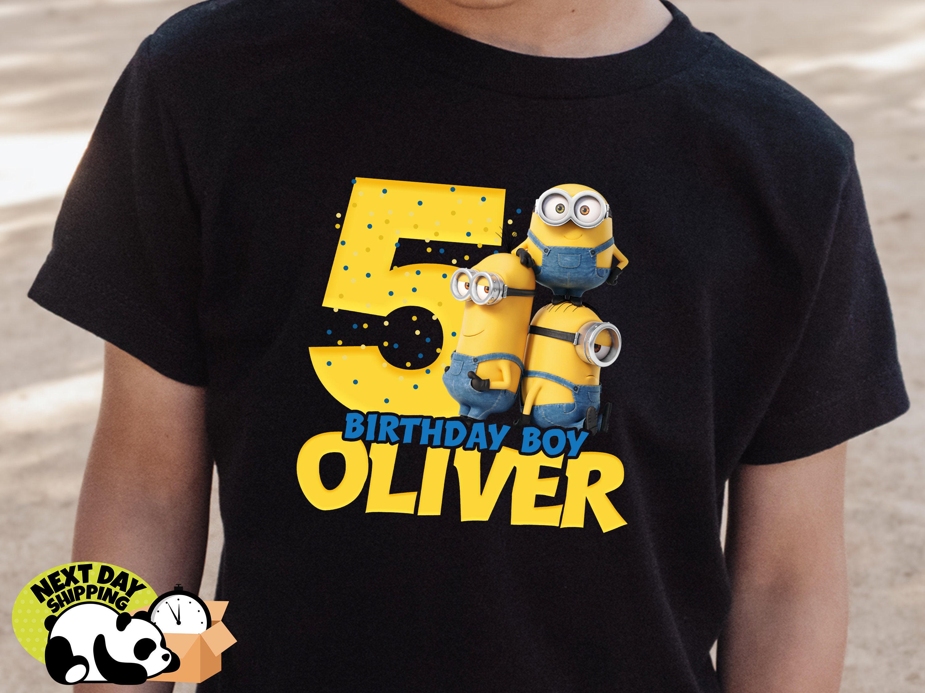 Minion 1st birthday shirt sale