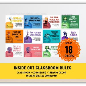 Inside Out 2 Therapy Worksheets Inside Out School Counselors Kit Kids ...
