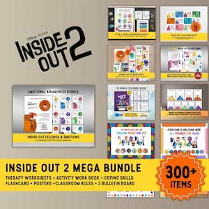 Inside Out 2 Therapy Worksheets Inside Out School Counselors Kit Kids ...