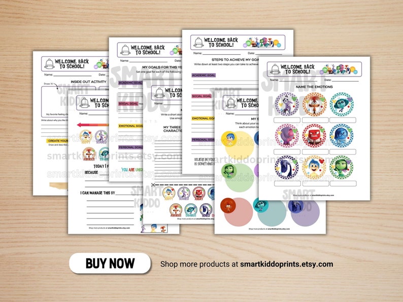 Inside Out 2 Emotions Activity Worksheet Classroom Therapy for Kids ...