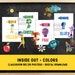 Inside Out COLORS 14 Printable Pages Learn Colors With Inside Out ...