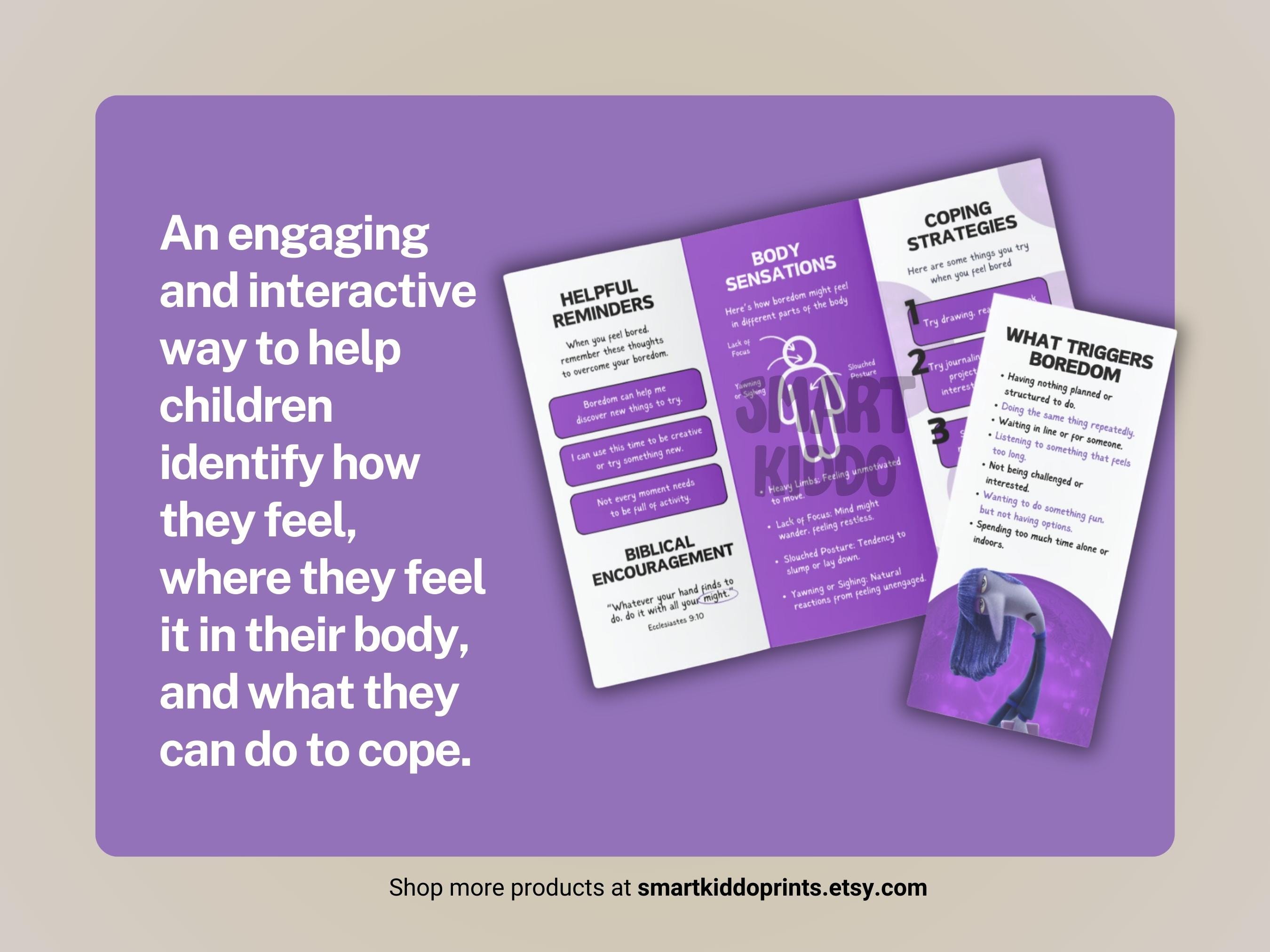 Inside Out 2 Emotions Leaflet Feelings Guide ENNUI SEL Emotional ...