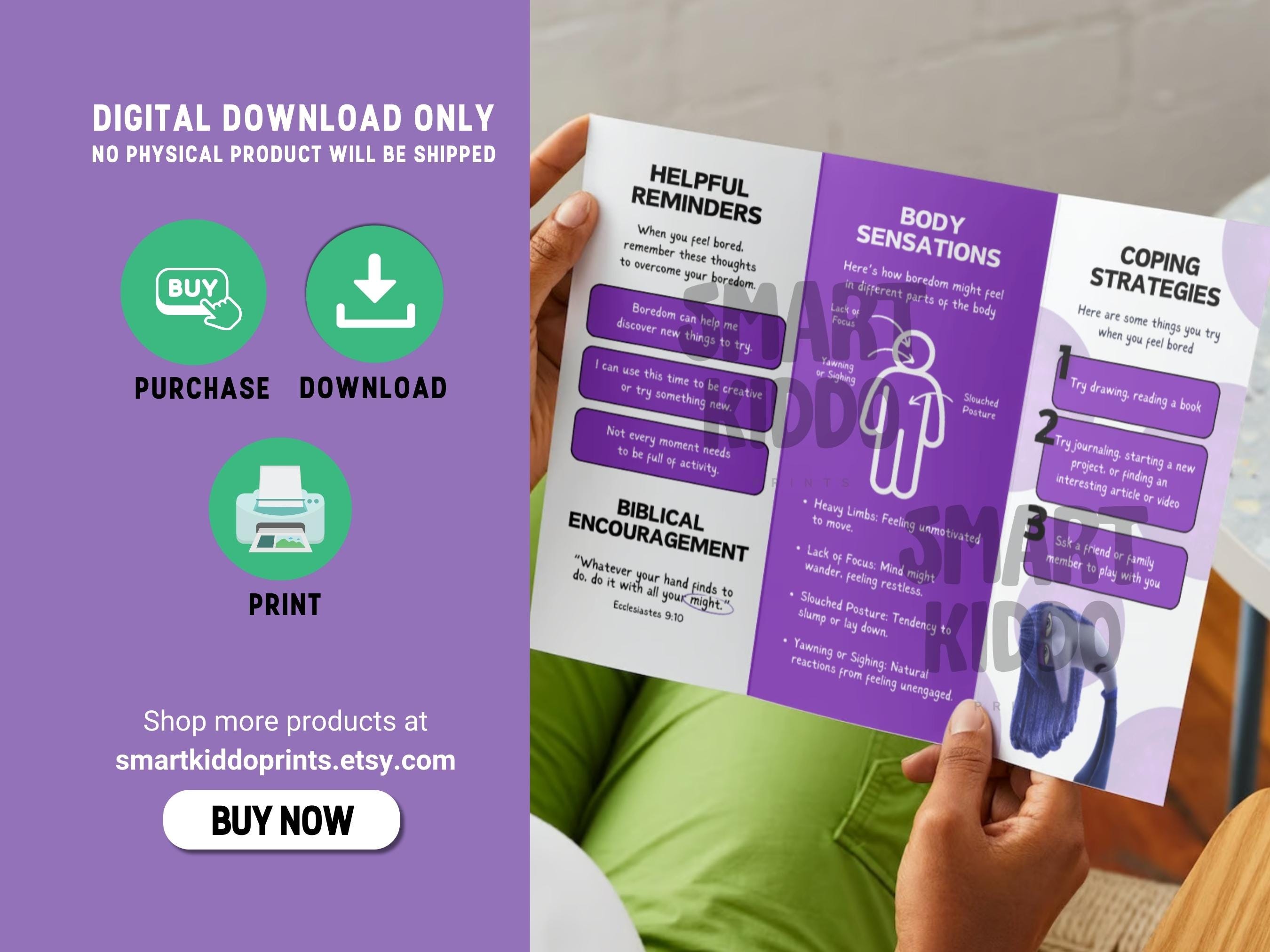 Inside Out 2 Emotions Leaflet Feelings Guide ENNUI SEL Emotional ...
