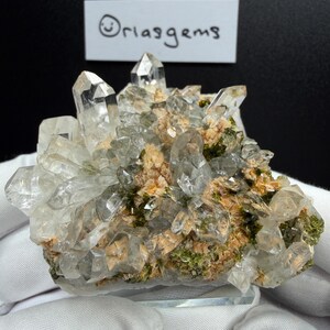 Garden Series: Garden Quartz Clear Crystal Mineral Specimen Rock Stone For Diorama/Home Decor