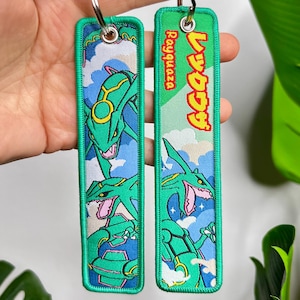 Double-Sided Embroidered Anime Keychain – Gift for Anime Fans and Collectors Poke 04