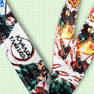 Anime Schlüsselband / Anime Schlüsselband / Lanyards für Otaku Fans, Kawaii Geschenk / Schlüsselanhänger Dämon 27