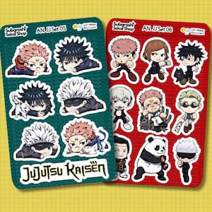 Stickers Anime / Blue Eyes wizards / Kawaii Chibi / Sticker Sheet / High Quality UV & Water Resistant Vinyl Sticker / Holographic Sticker 03