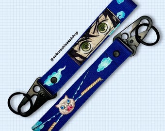 Portachiavi Anime Jet Tag / Portachiavi, design bifacciale - Demon Sla 08