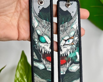 Anime Jet Tag Schlüsselanhänger • Doppelseitige Design Sublimation • Kaiju 01