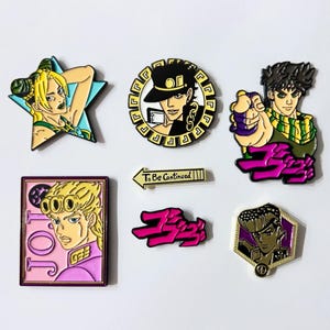 Hard enamel pin Kawaii Cute Adventure Collectibles Jo Bizarre 05