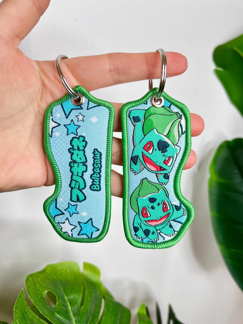 Keychain Pokémonanime Jet Tag Keychain / Double-sided – Design Bulba ...