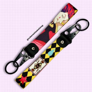 Anime keychain /  Anime key strap / Key Strap for Otaku Fans, Kawaii Gift / Keychain Hunter anime 01